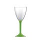 プラスチックワイングラス ディスプレイセット グリーン 8536