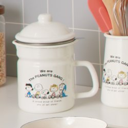 「PEANUTS・スヌーピー」BT・ホーローオイルポット／SNJ-2311　Enamel Kitchen wear