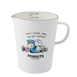 「PEANUTS・スヌーピー」BT・ホーローメジャーカップ・L／SNJ-2308　Enamel Kitchen wear