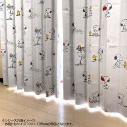 スヌーピー カーテン 2枚組 100×135cm KO-16