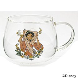 三郷陶器 ディズニー ジャスミン 耐熱ガラスマグカップ 3331-07
