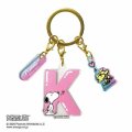 スヌーピーイニシャル3連アクリルKH(K)