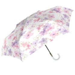 中谷 傘 UVフローラル折 ピオニーピンク Parasol 折傘 925-057
