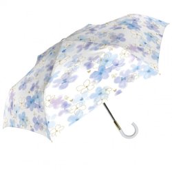 中谷 傘 UVフローラル折 オーキッドブルー Parasol 折傘 925-057