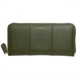Hush Puppies　レディースウォレット　三方束入 グリーン C-HP-5041