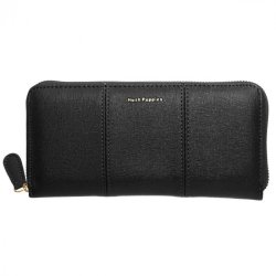 Hush Puppies　レディースウォレット　三方束入 ブラック C-HP-5041