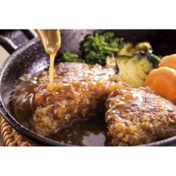 北海道びらとり和牛ハンバーグ＆黒豚ハンバーグ各4枚 各4