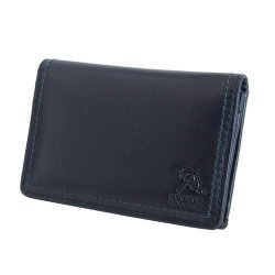 Arnold Palmer アーノルドパーマー 名刺入れ Wステッチ 牛革 カードケース ブラック 4AP3653BK