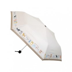 のあぷらす　ノア+ 折りたたみ日傘 ねこ・全身　NF888