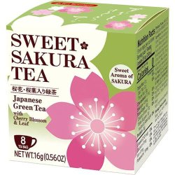ティーブティック スイートサクラティー 緑茶 16g(2g×8袋)×12セット 52151