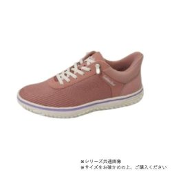 ニチマン ゴールデンベア　レディス軽量幅広4E低反発スニーカー　GB415 ピンク　22.5cm