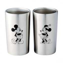 ヤクセル ディズニー ステンレス真空タンブラーセット300ml(ミッキー＆ミニー) 82671 4111-013