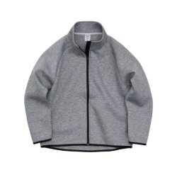 United Athle　9.4オンス T/R ダンボールニット フルジップ スタンド ジャケット　前面