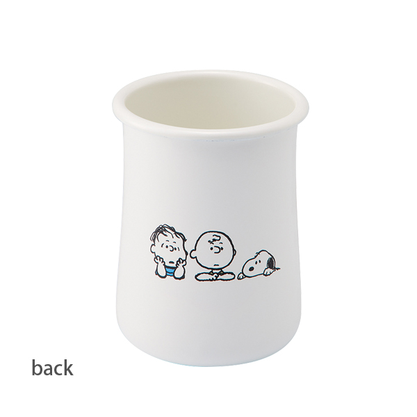 「PEANUTS・スヌーピー」BT・　ホーローカトラリースタンド／SNJ-2309　Enamel Tabel wear「通販百貨 Happy Puppy」