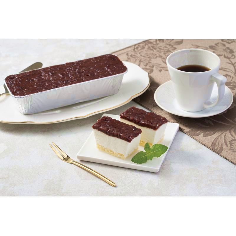 京料理六盛 あんレアチーズケーキ 320g×2本 RM-AC2「通販百貨 Happy Puppy」