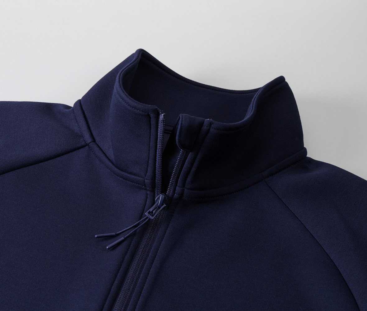 United Athle　9.4オンス T/R ダンボールニット フルジップ スタンド ジャケット「通販百貨 Happy Puppy」