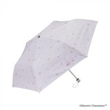 画像: MOOMIN 晴雨兼用傘 折りたたみ傘 50cm リトルミイのりんご狩り ライトピンク S350-0812LP1-B0