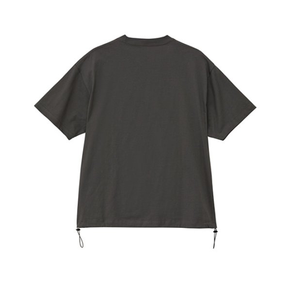 United Athle　6.5オンス ファインジャージー リラックスフィット Tシャツ（裾ドローコード）後面