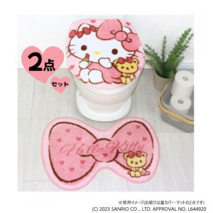 画像: ハローキティ トイレ2点セット ウォシュレット用 SS-41-201-12