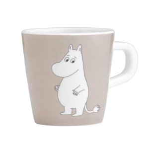画像: MOOMIN(ムーミン)　 メラミンカップムーミンスイミンググレー RST330080