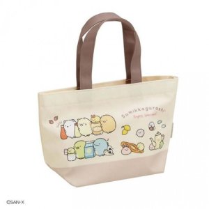 画像: サンエックス San-x すみっコぐらし ランチトートバッグ(たべもの) CA62001