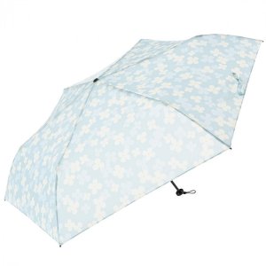 画像: ニフティカラーズ カーボン軽量ミニ55 ハンナ 折傘 ブルー 1798BL