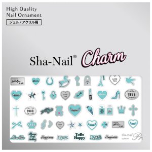 画像: Sha-Nail Charm 写ネイル ネイルシール Pendant/ペンダント A BL/ブルー CH-001bl