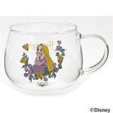 画像: 三郷陶器 ディズニー ラプンツェル 耐熱ガラスマグカップ 3331-06