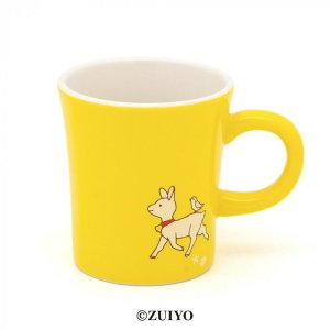 画像: 三郷陶器 アルプスの少女ハイジ ユキちゃん マグカップ 7000-02