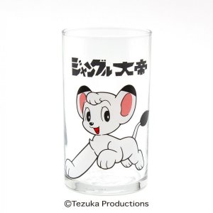 画像: 三郷陶器 手塚治虫コレクション ジャングル大帝 ガラスタンブラー 7100-07