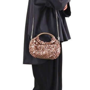 画像: クーコ COOCO　スパンコール ショルダーバッグ サークルハンドル トートバッグ　5カラー