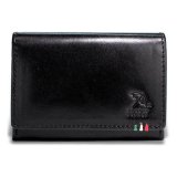 画像: Arnold Palmer アーノルドパーマー 名刺入れ ITALY6 牛革 ブラック 4AP3310BK2