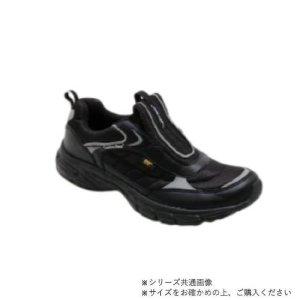 画像: ニチマン ゴールデンベア　レディス軽量幅広3EスリッポンスニーカーGB326 ブラック　22.5cm