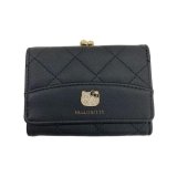 画像: サンリオ ハローキティ 口金財布 ブラック HK83-2