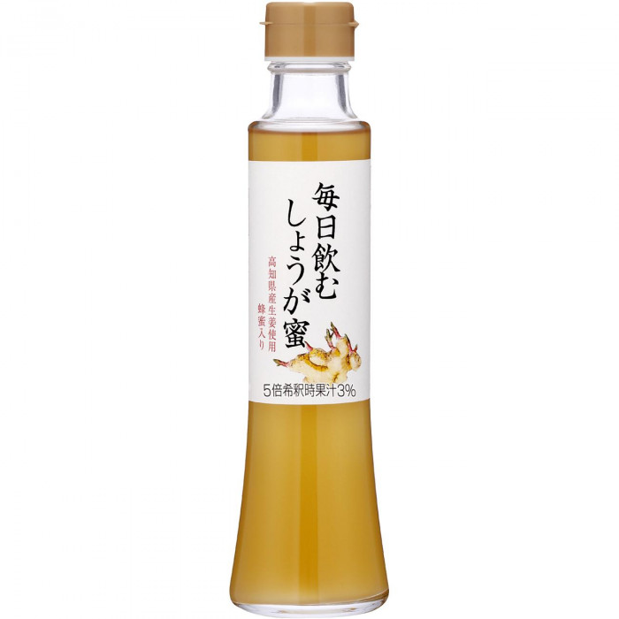 北川村ゆず王国　毎日飲むしょうが蜜　200ml　12本セット　20000