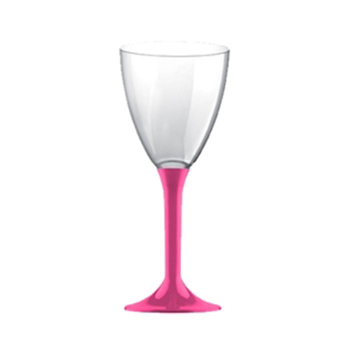 プラスチックワイングラス ディスプレイセット ピンク 8537