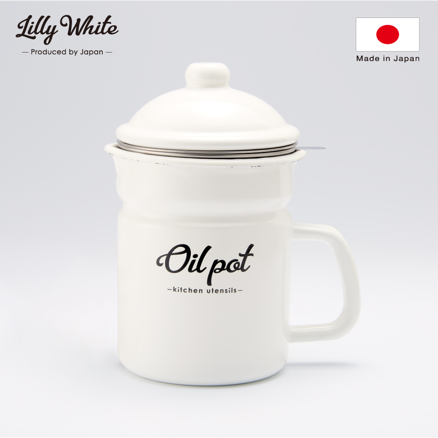 Lilly White・ホーローオイルポット「Oilpot」／LW-222　Enamel Kitchen wear