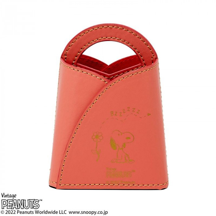 PEANUT スヌーピー フラワー小物入れ ピンク 151-840201P