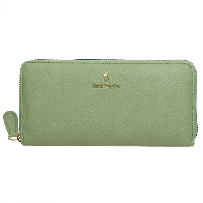 Hush Puppies　レディースウォレット　三方束入 ミント C-HP-5031