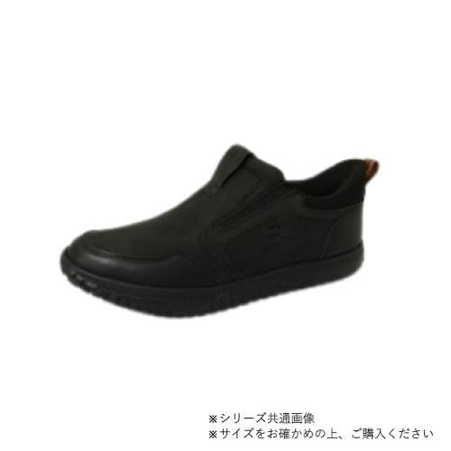 ニチマン ゴールデンベア　メンス軽量幅広5E低反発　楽inスリッポンスニーカーGB604 ブラック　24.5cm