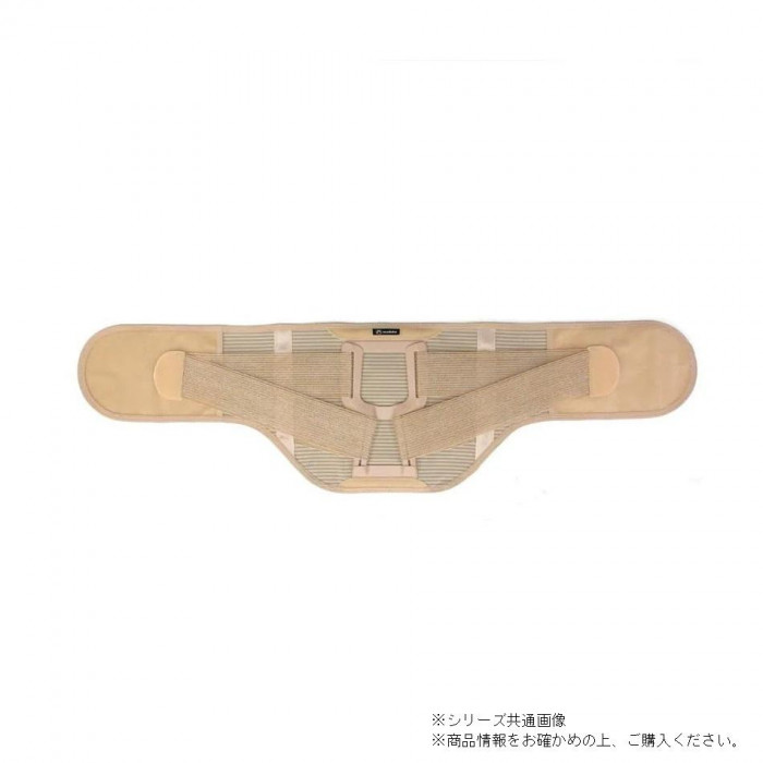 腰 スマートベルトmamoroチタン ベージュ×ベージュ L 202631